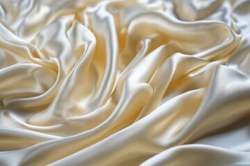 White golden bright fabric like satin background