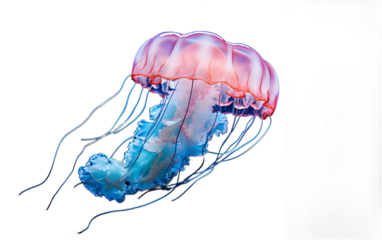 a jellyfish in the water