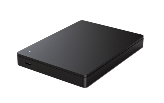 a black rectangular object with a white background