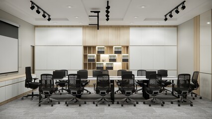 Corporate Office Interior Design 3d Visualization