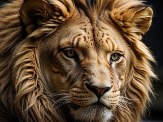 hyper realistic hd picture, lion face hd image, hd animal wallpaper