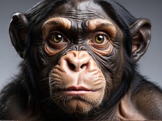 hyper realistic hd picture, chimpanzees hd image, hd animal wallpaper