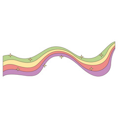 Retro Rainbow Illustration