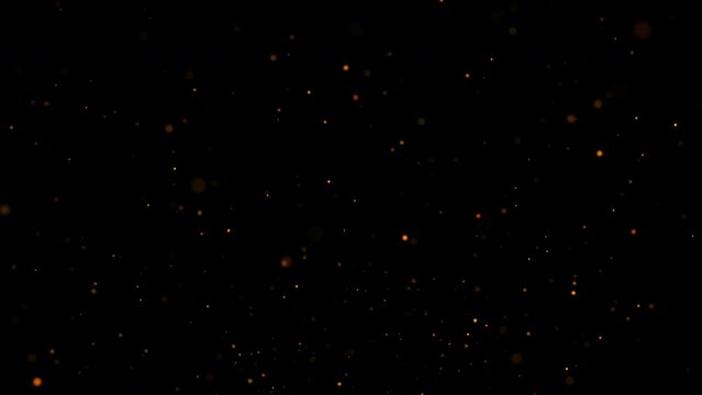 Fire Red Particles Background Golden Partical Background