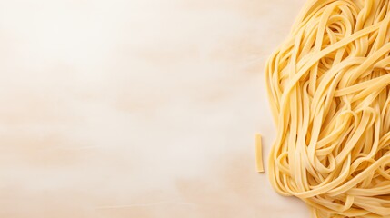 a close up of noodles - obrazy, fototapety, plakaty