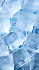 a group of ice cubes