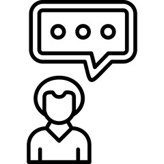 Men Chat Icon