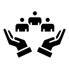 Workplace Diversity Icon Element For Design