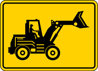 Construction Area Sign Caution