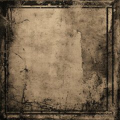 Vintage Frame Border  Old-World Charm with Distressed Textures for a Classic, Timeless Feel