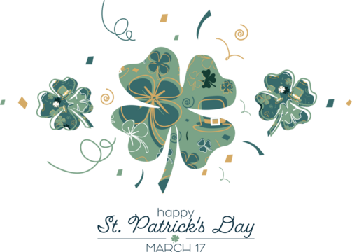 Happy St. Patrick's Day card.