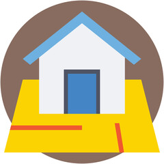 House Plan Vector Icon