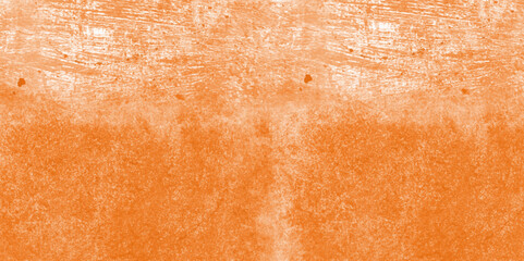 Abstract orange old concrete wall background .orange vintage seamless grunge background texture .concrete overlay aquarelle painted paper texture design .