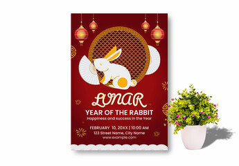 Lunar New Year Party Flyer