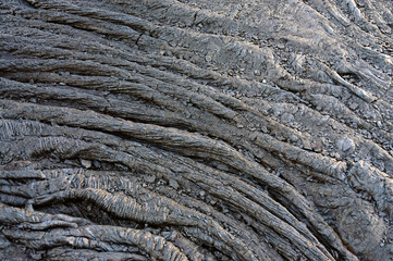 Fresh hardened Lava Kilauea volcano