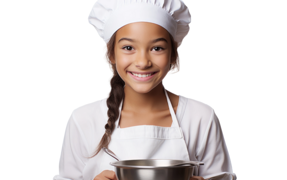 Little Chef's Big Dreams On Isolated Background