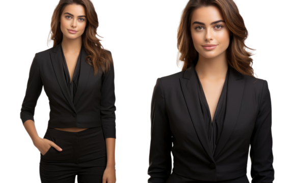 Young Businesswoman On Transparent PNG - Powered by Adobe