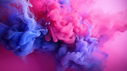 Abstract background of acrylic paint in water. Colorful abstract background.