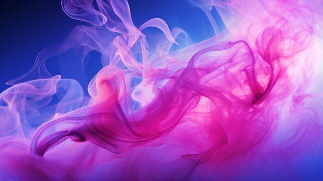 abstract background with purple and pink flowing fabric, digitally generated image