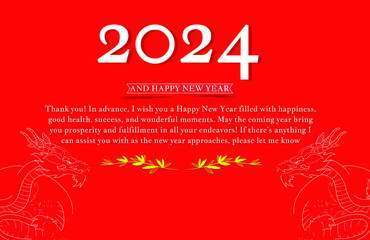 advance happy new year card
