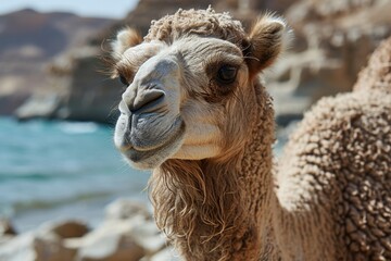 Camel desert Wildlife Photography, generated with AI