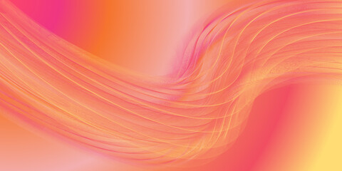 3d modern abstract colorful wave shape background 