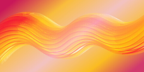 3d modern abstract colorful wave shape background 