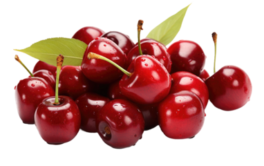 Kashmiri Cherries On Isolated Background