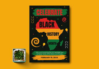 Black History Month Event Flyer