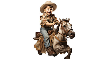 Wild West Wonders Baby Boy On Transparent Background