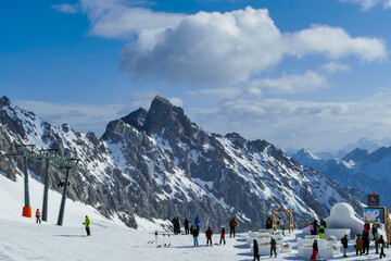 Skigebiet Zugspitze Alpen