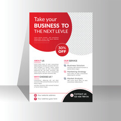 Modern Corporate business flyer template design . creative colorful business flyer design,abstract business flyer,vector template design.