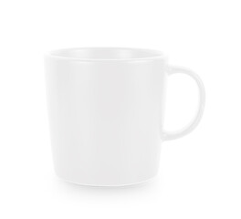 empty mug isolated on white background