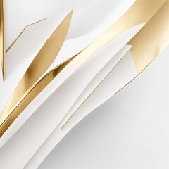 White with golden Glam Edge Background