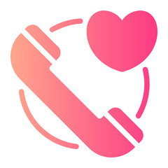 phone call gradient icon