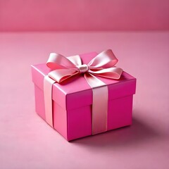 Pink gift box