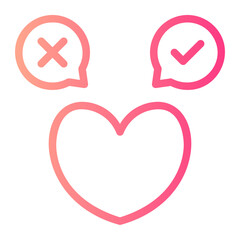 choice gradient icon