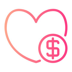 subscription gradient icon