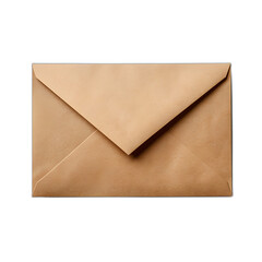 Envelope mockup isolated on transparent or white background, png
