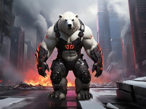 urso de batalha .. Ai