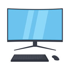 computer monitor illustration