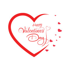 Free vector happy valentines day celebration design