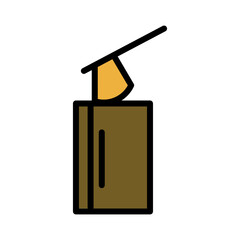 Axe Fall Season Filled Outline Icon