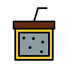 Berry Drinks Juice Filled Outline Icon