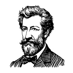 Frederic Auguste Bartholdi - obrazy, fototapety, plakaty