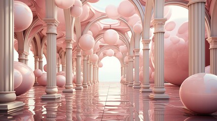 columns paradise ball hall gods room ambience 