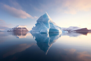 an iceberg in the water - Powered by Adobe