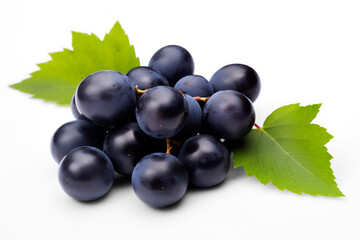 Fototapeta premium Grapes isolated on transparent background, png file