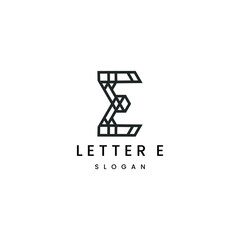 Initial Letter E Creative Logo
