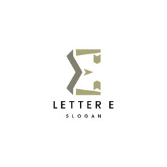 Initial Letter E Creative Logo